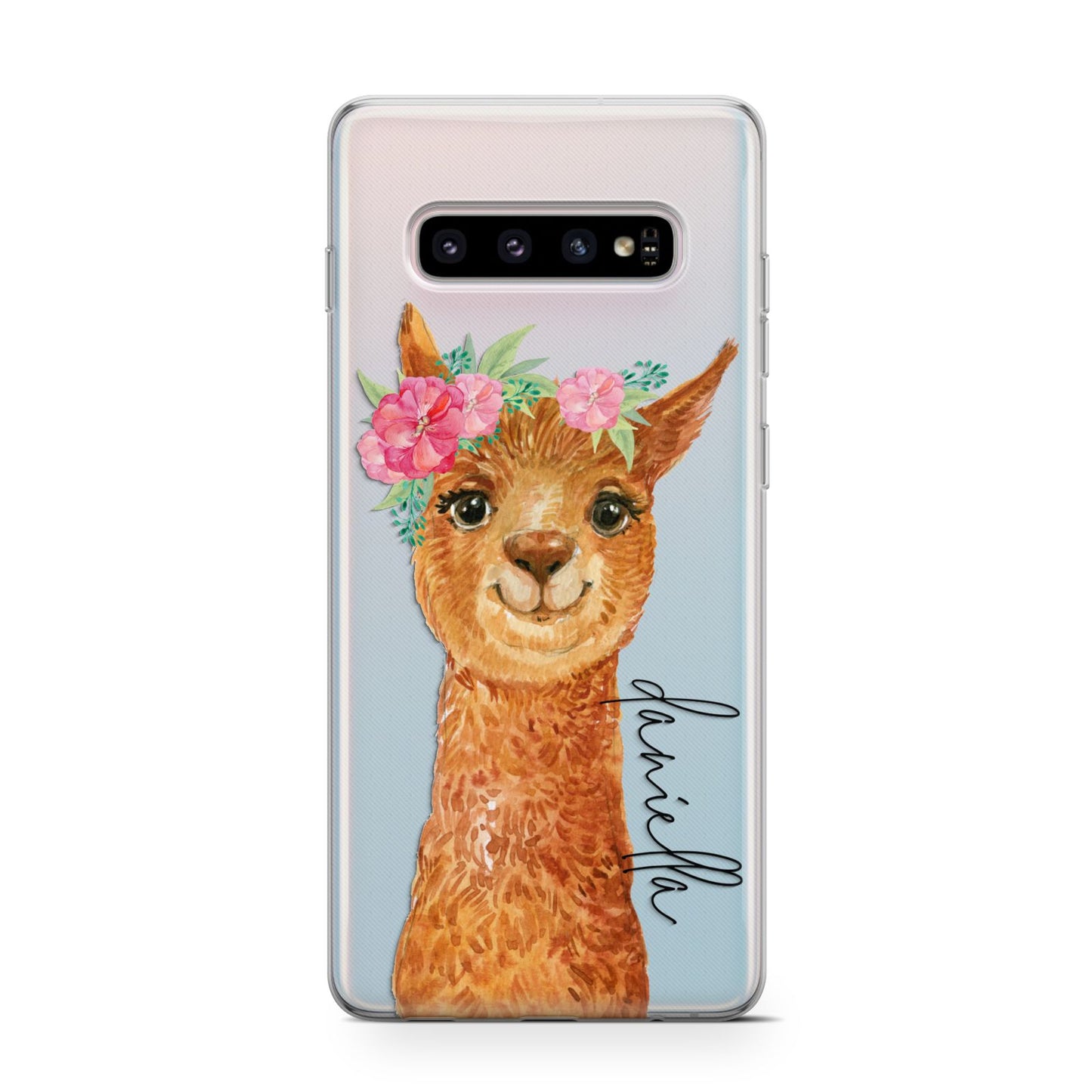 Personalised Llama Samsung Galaxy S10 Case