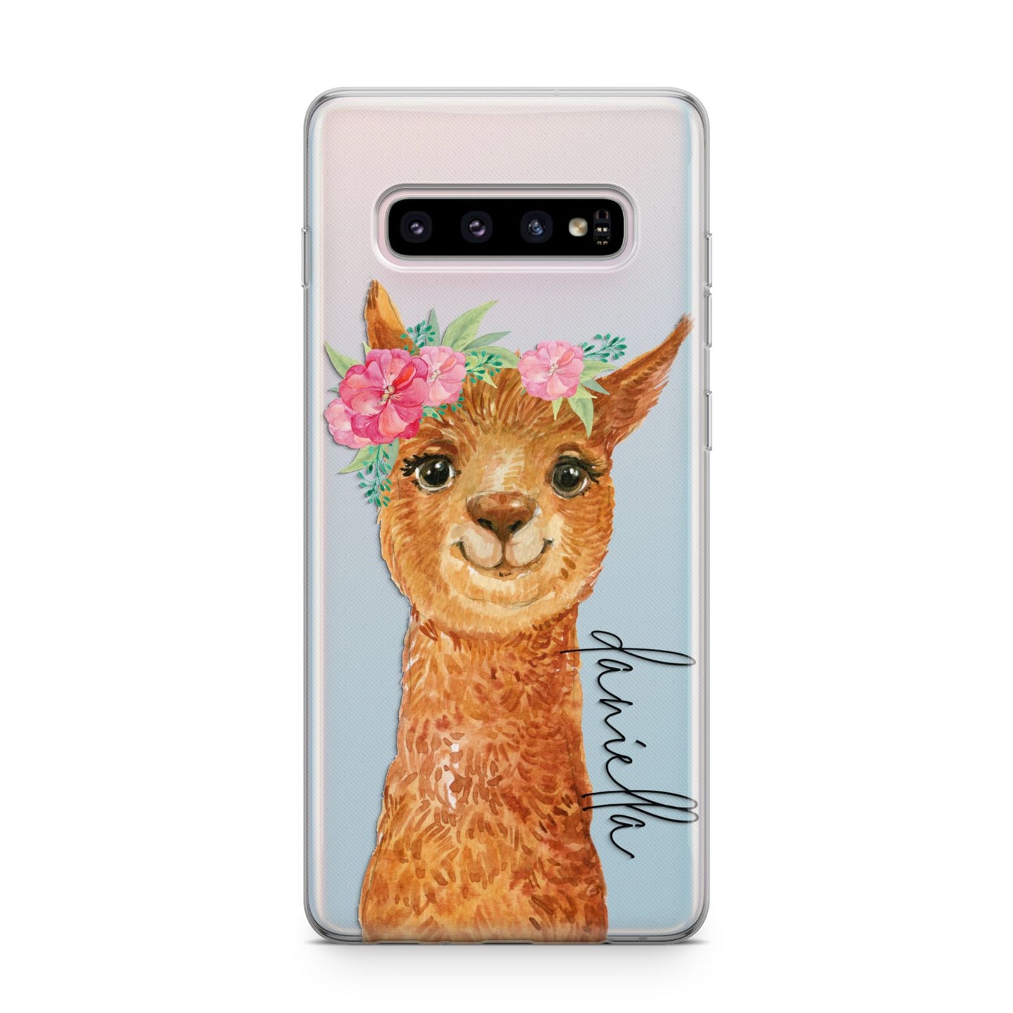 Personalised Llama Samsung Galaxy S10 Plus Case