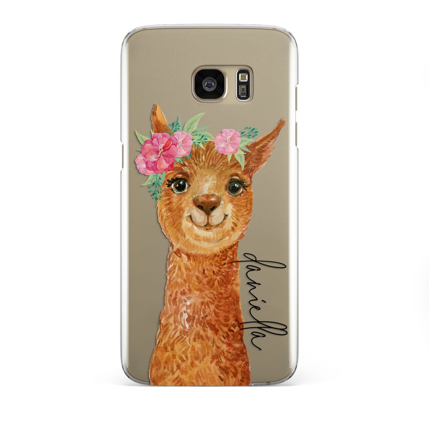 Personalised Llama Samsung Galaxy S7 Edge Case