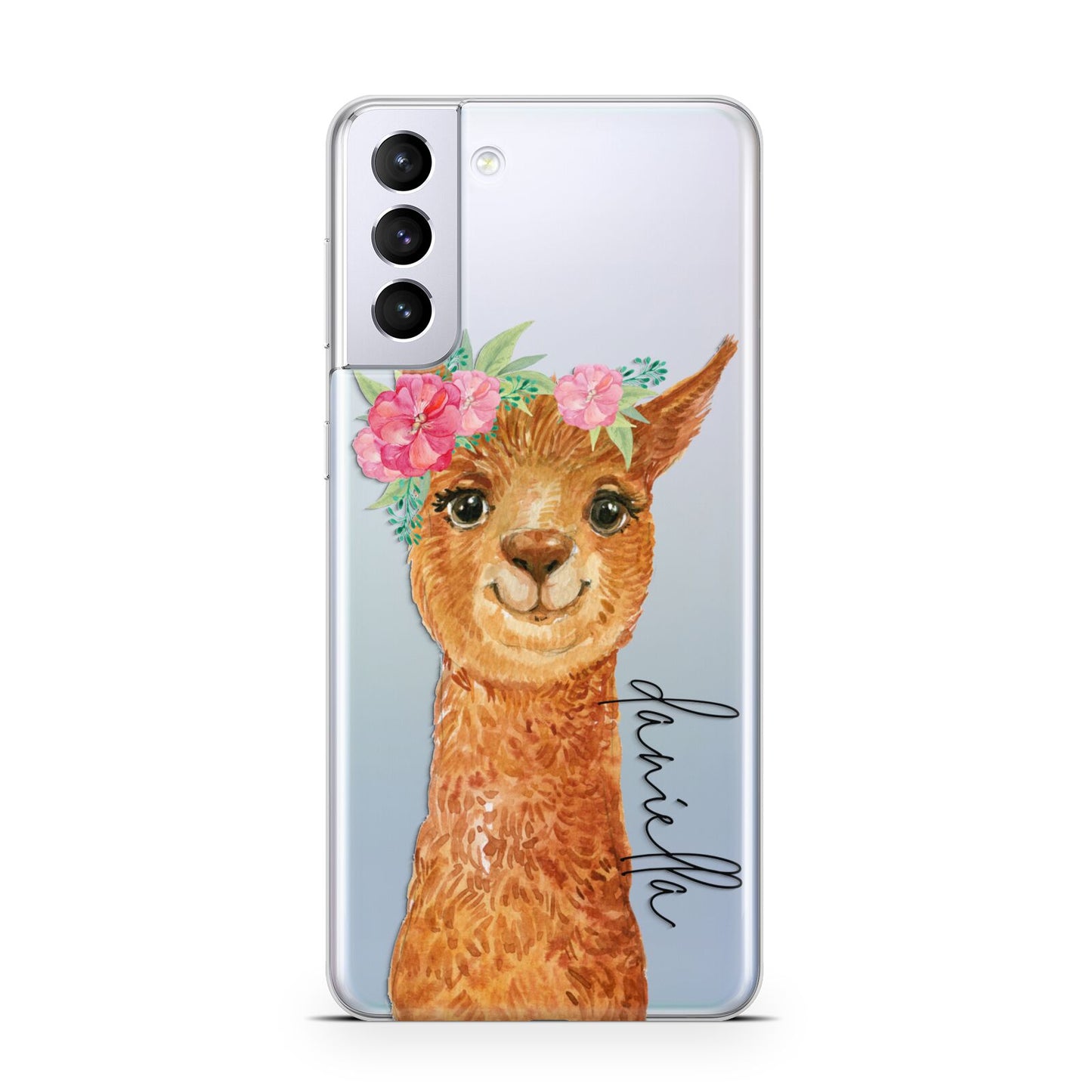 Personalised Llama Samsung S21 Plus Phone Case