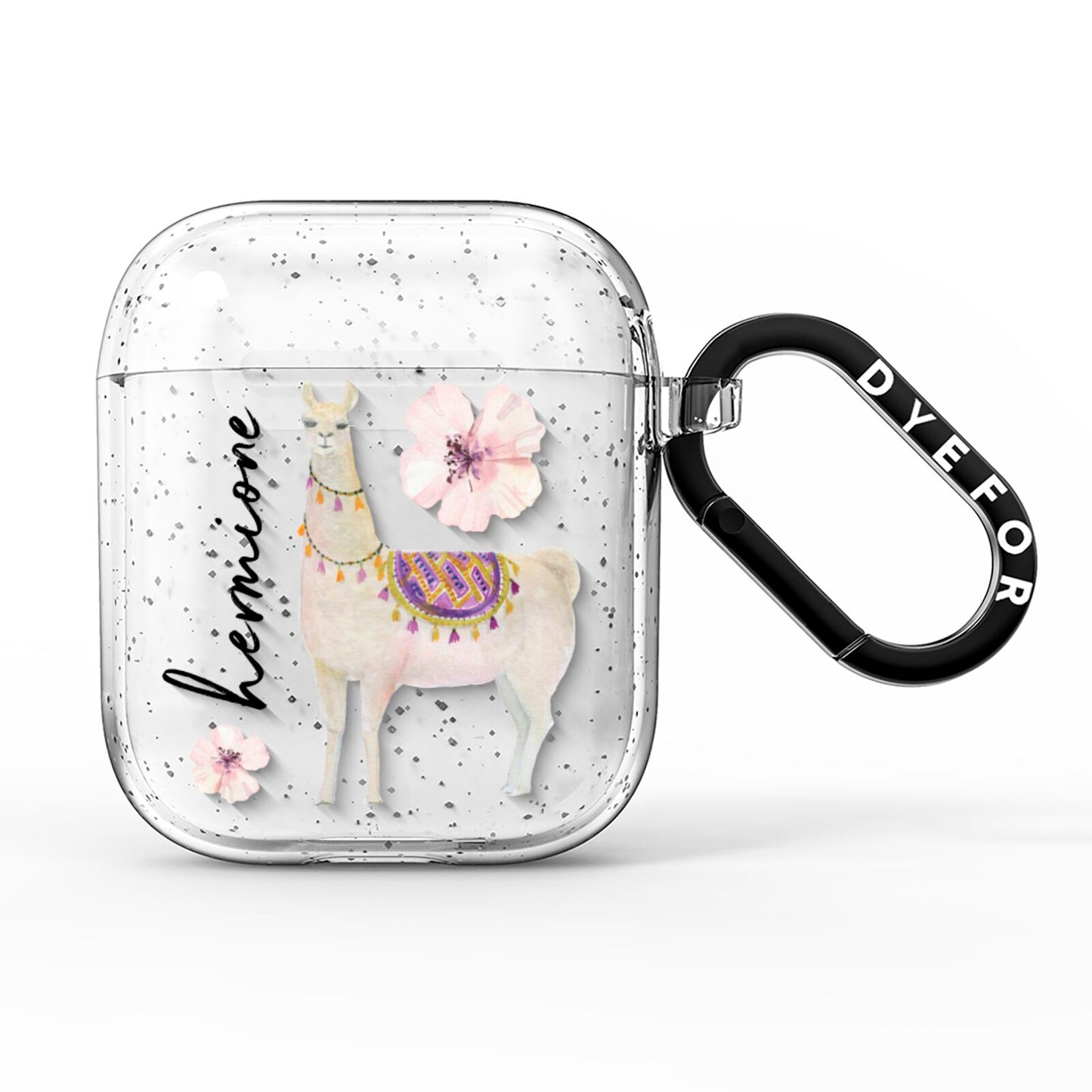 Personalised Llamas AirPods Glitter Case