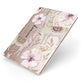 Personalised Llamas Apple iPad Case on Rose Gold iPad Side View