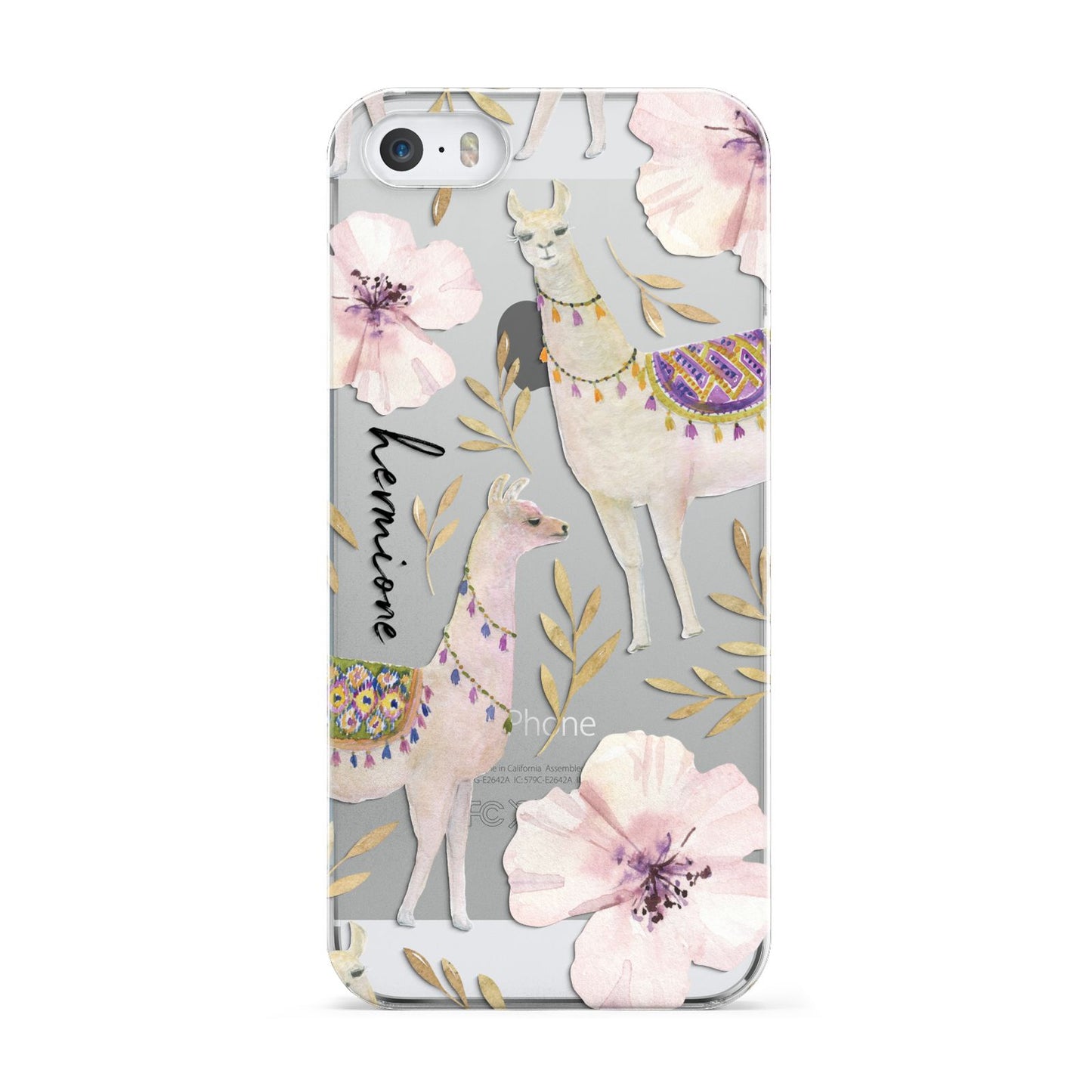 Personalised Llamas Apple iPhone 5 Case