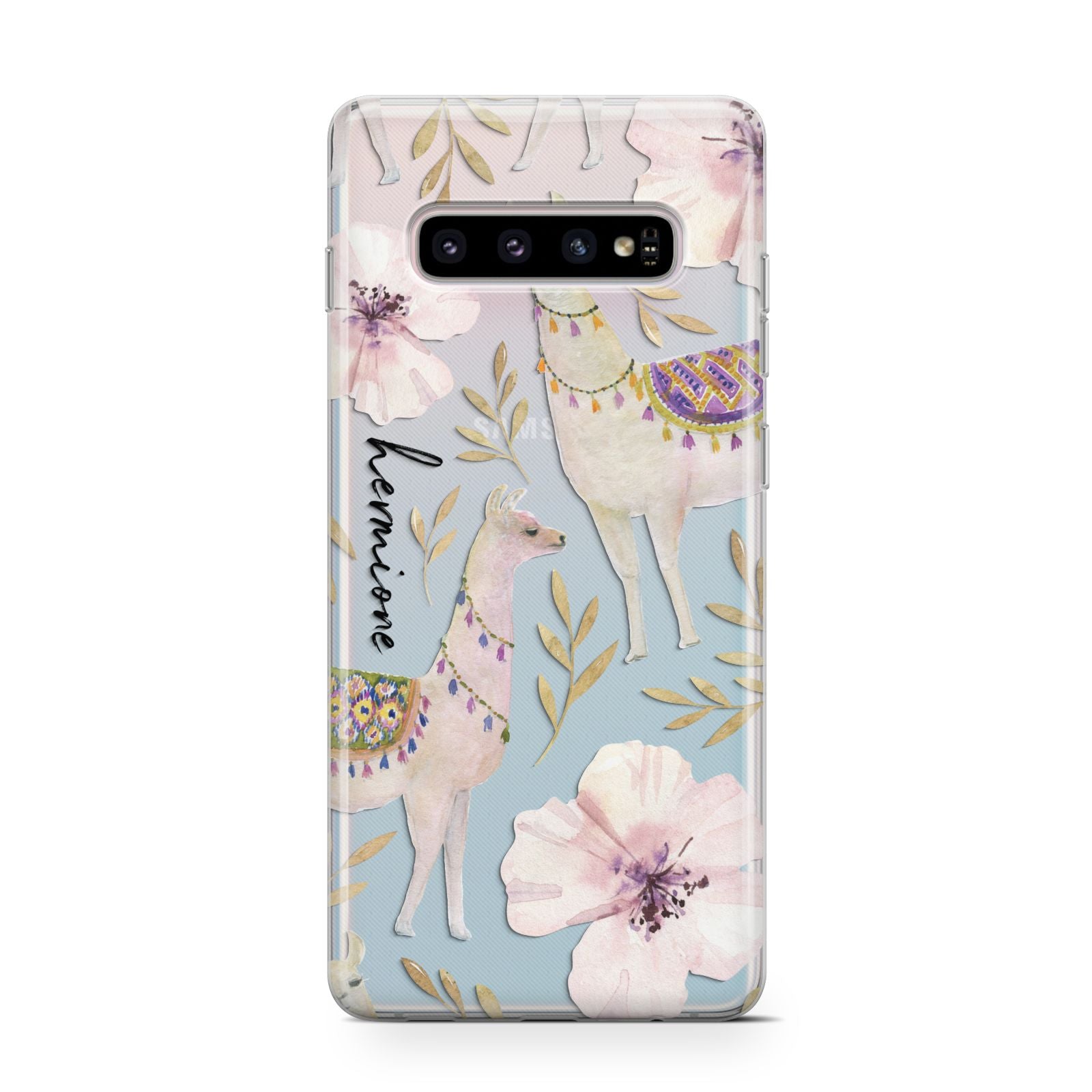 Personalised Llamas Samsung Galaxy S10 Case