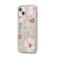 Personalised Llamas iPhone 14 Plus Glitter Tough Case Starlight Angled Image