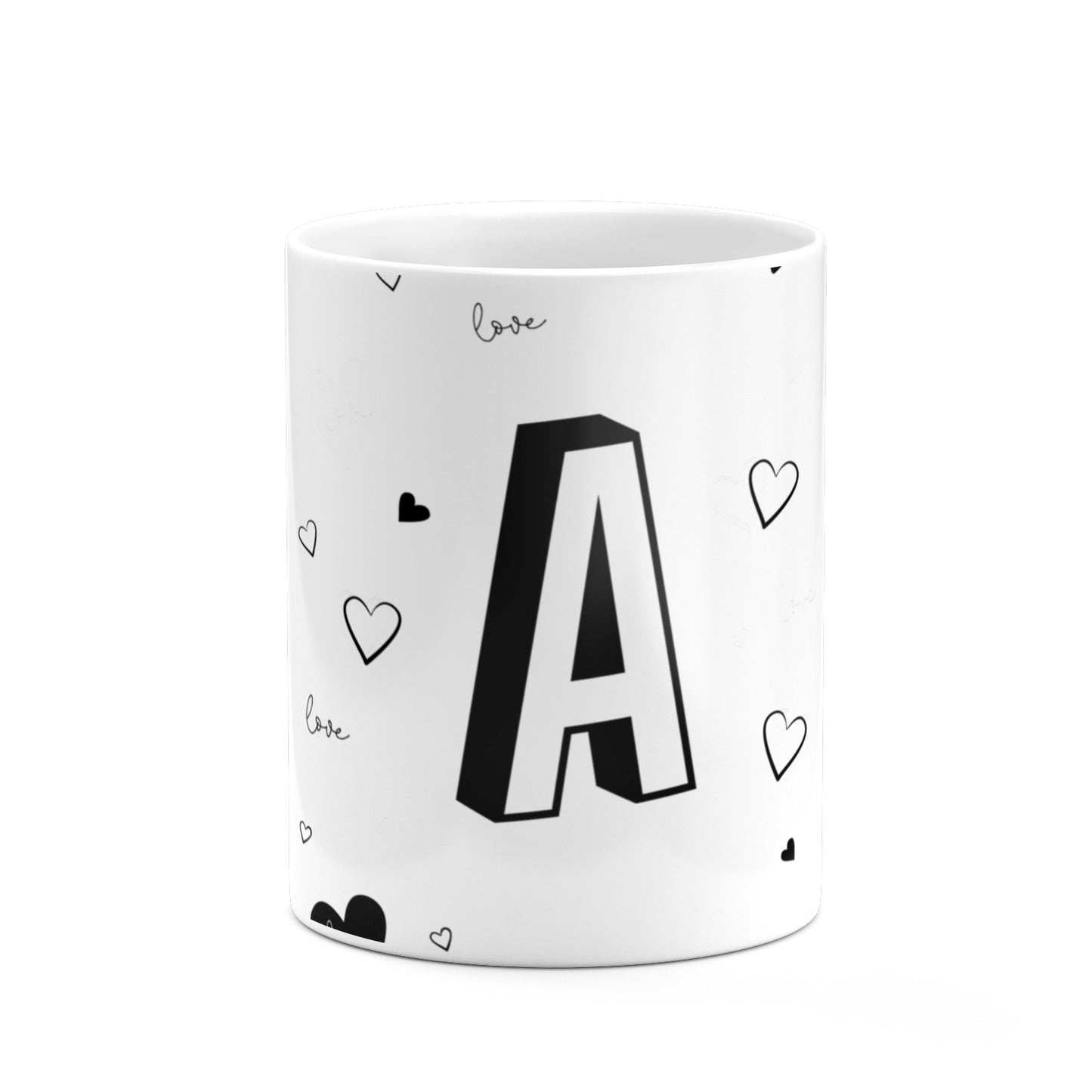 Personalised Love Alphabet 10oz Mug Alternative Image 7