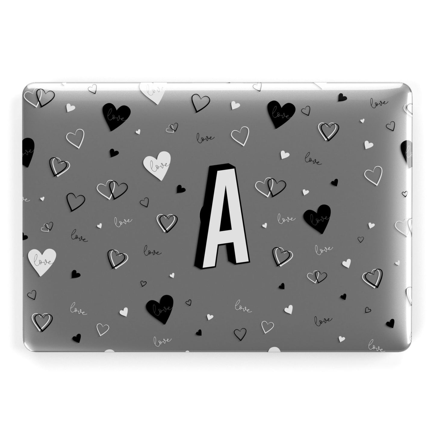 Personalised Love Alphabet Apple MacBook Case