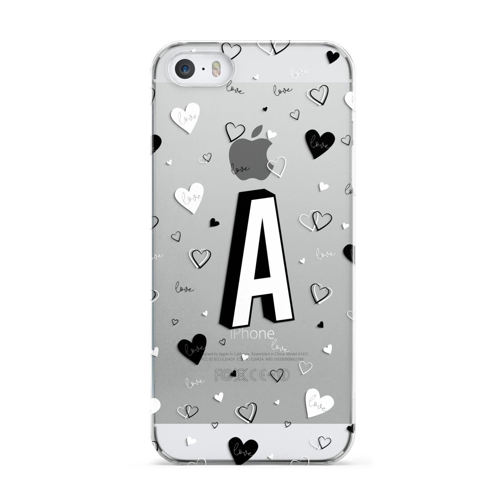 Personalised Love Alphabet Apple iPhone 5 Case