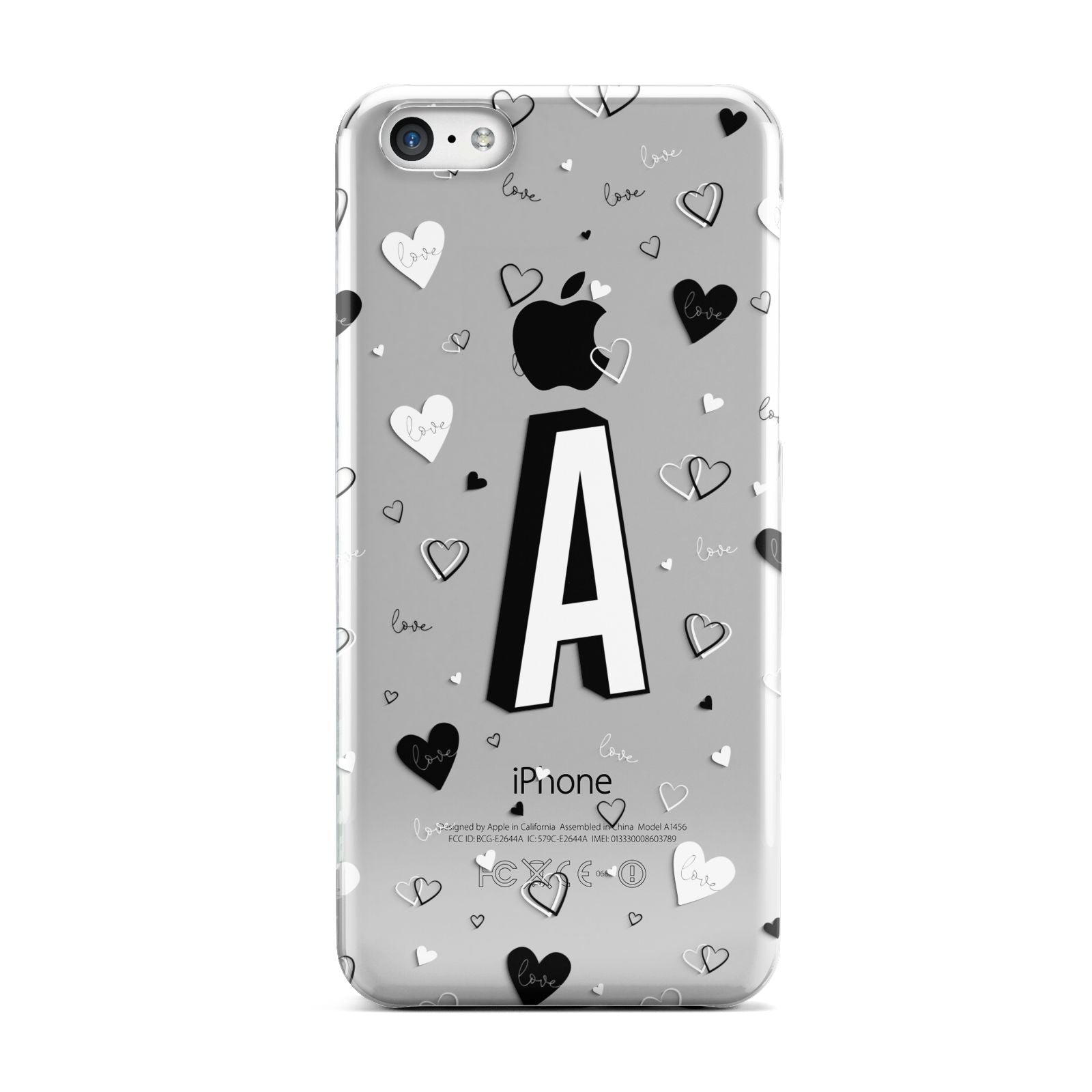 Personalised Love Alphabet Apple iPhone 5c Case