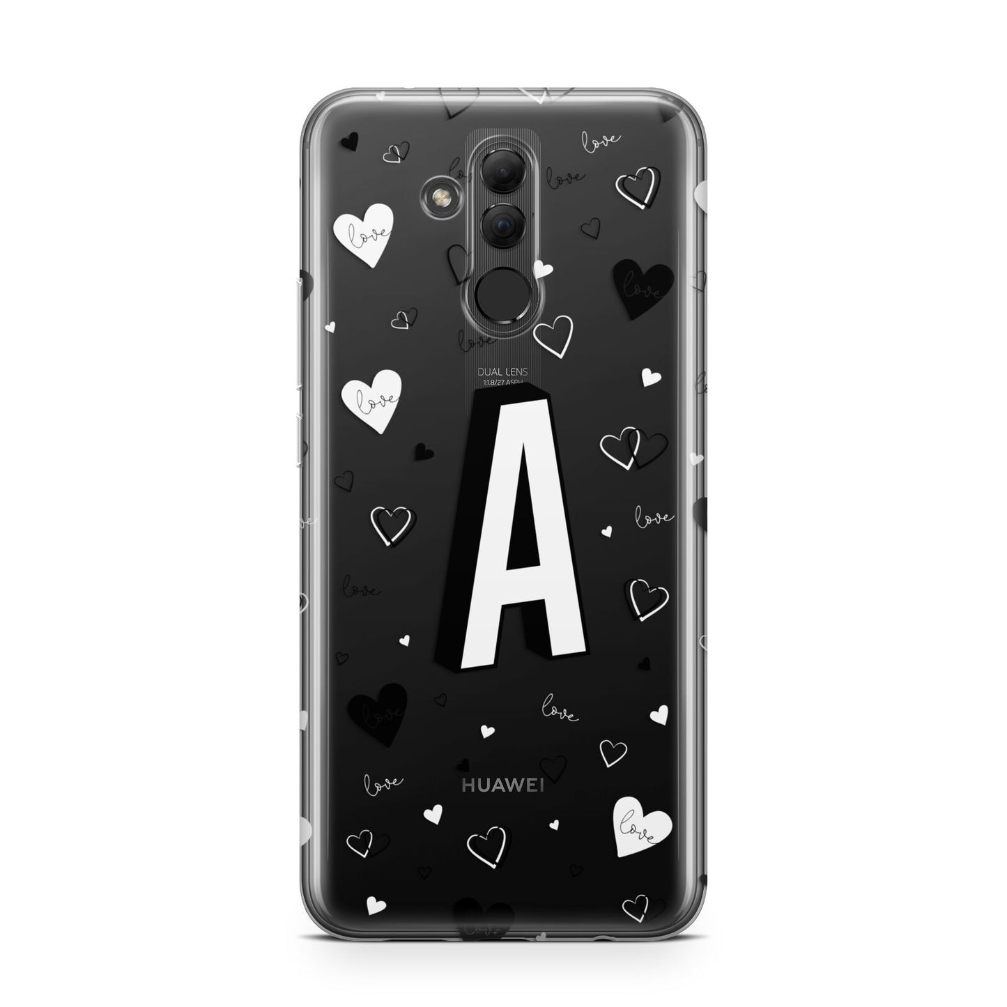Personalised Love Alphabet Huawei Mate 20 Lite