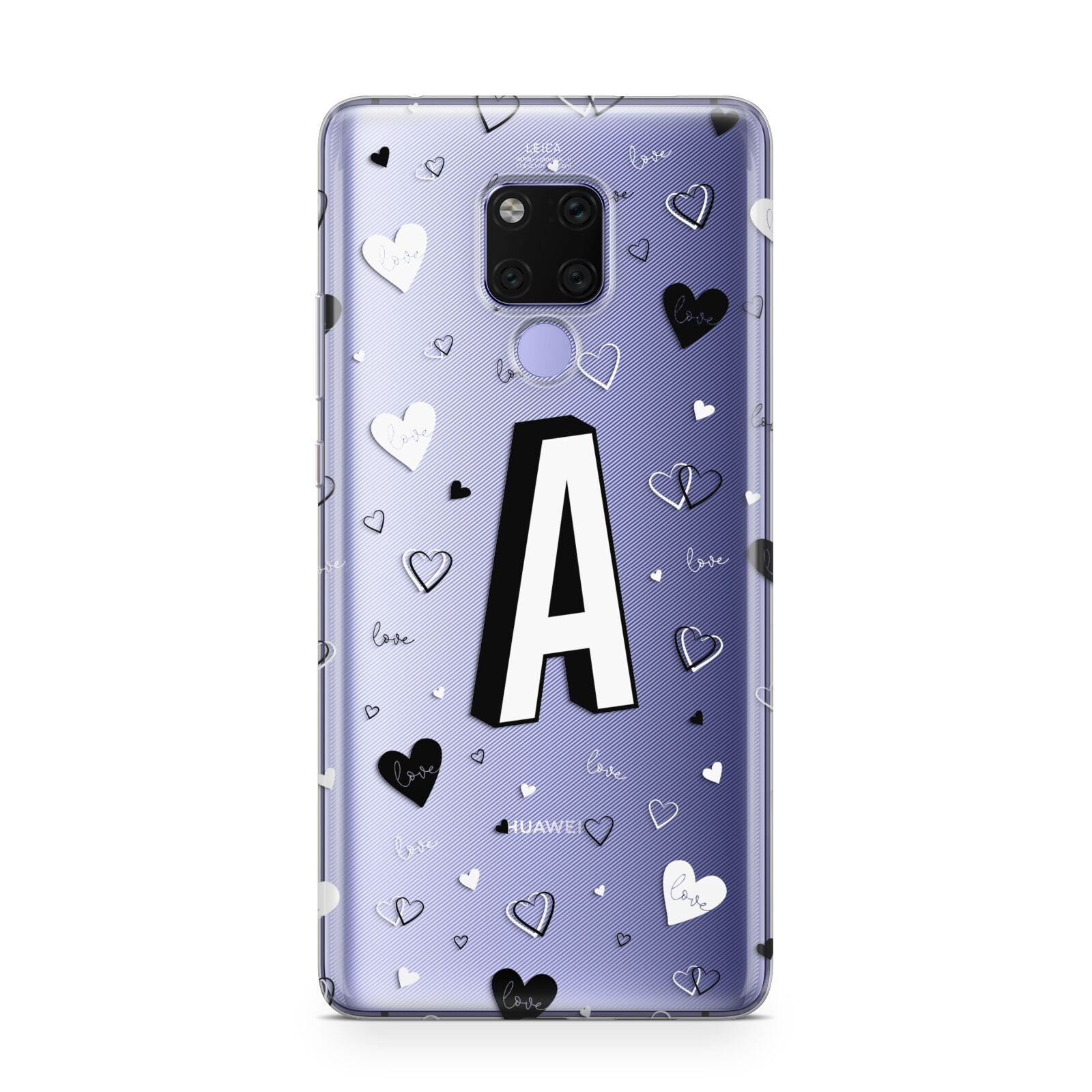 Personalised Love Alphabet Huawei Mate 20X Phone Case