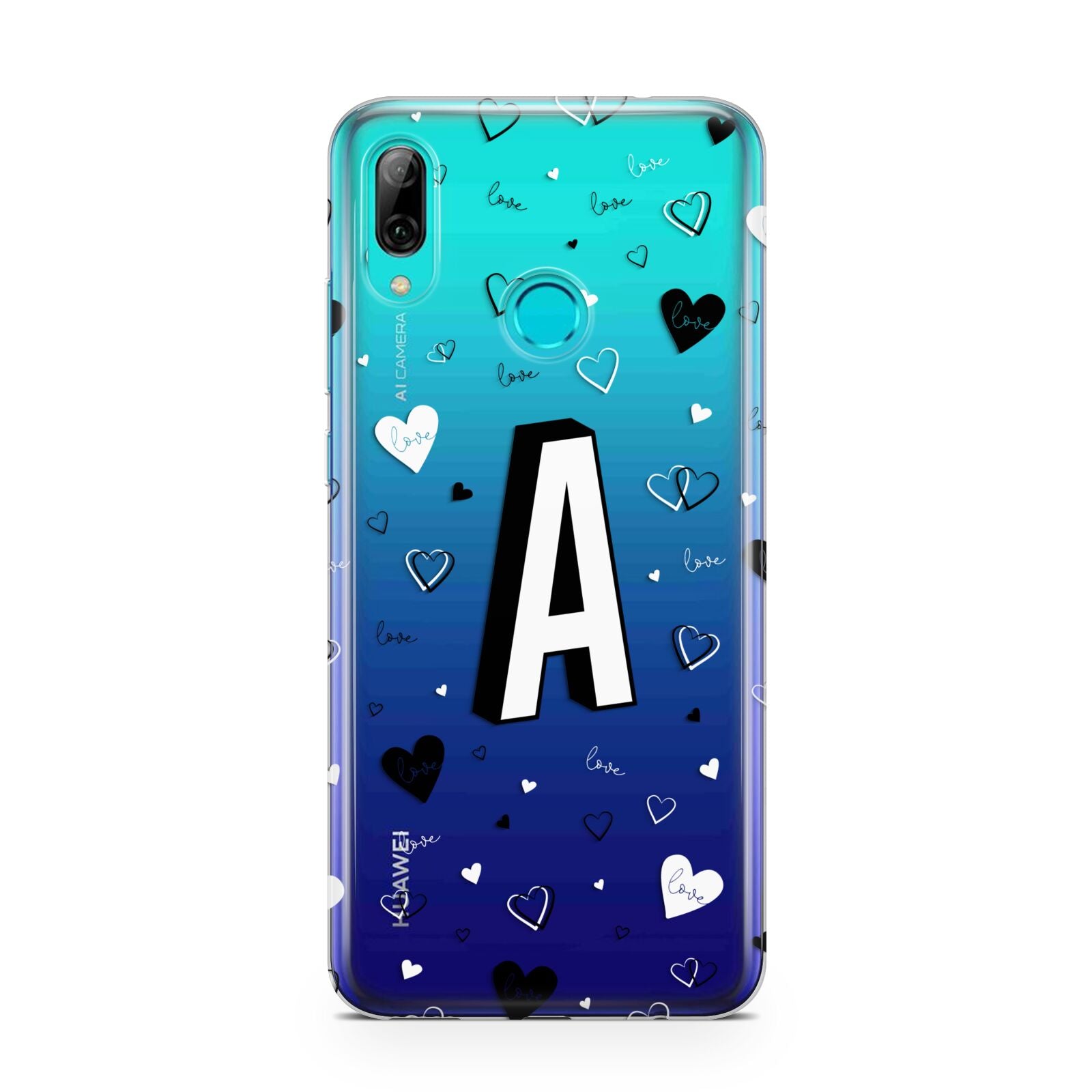 Personalised Love Alphabet Huawei P Smart 2019 Case