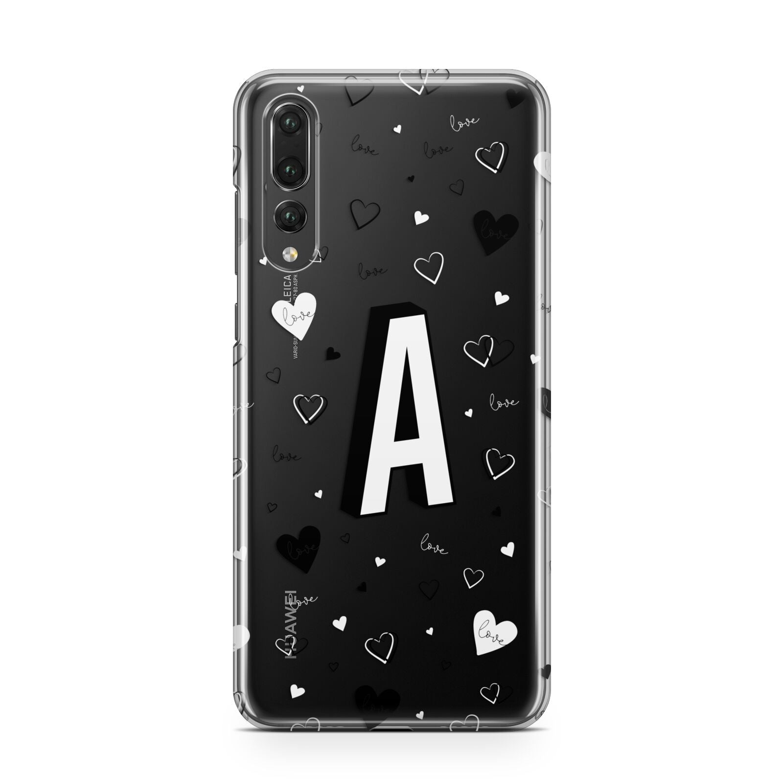 Personalised Love Alphabet Huawei P20 Pro Phone Case