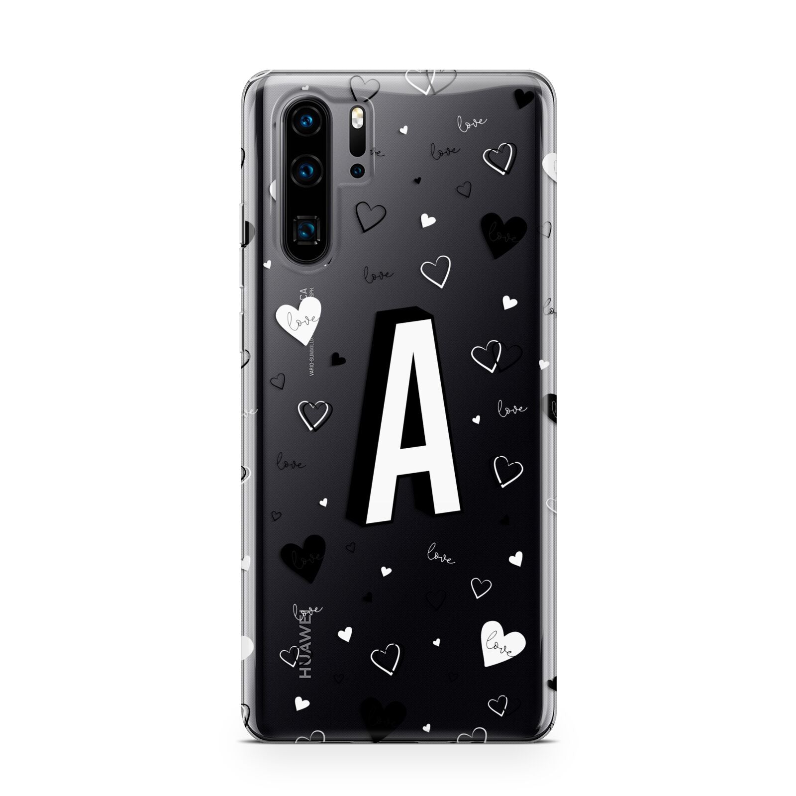 Personalised Love Alphabet Huawei P30 Pro Phone Case