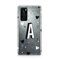 Personalised Love Alphabet Huawei P40 Phone Case
