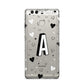 Personalised Love Alphabet Huawei P9 Case