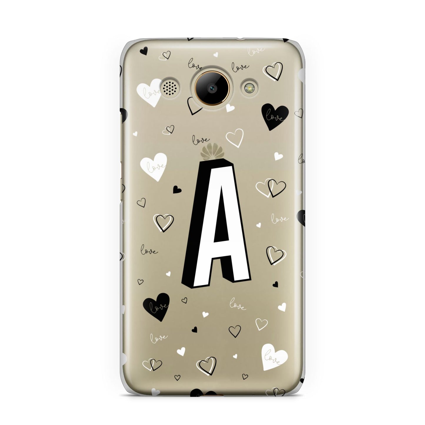 Personalised Love Alphabet Huawei Y3 2017