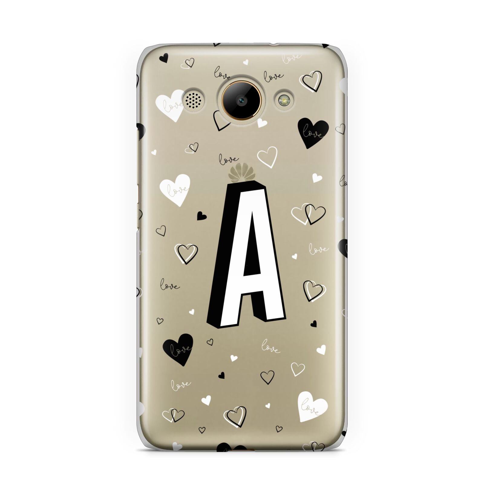 Personalised Love Alphabet Huawei Y3 2017