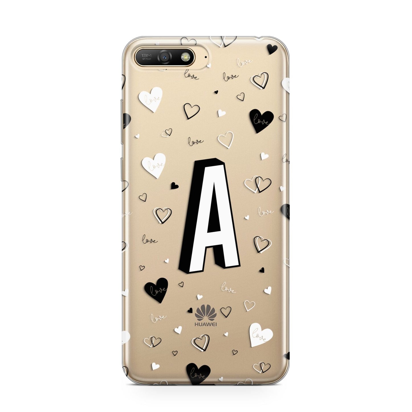Personalised Love Alphabet Huawei Y6 2018