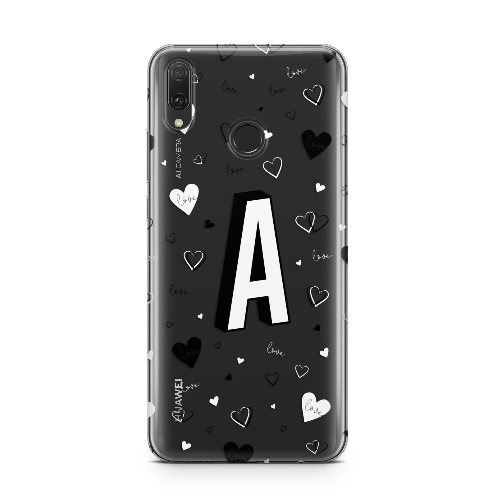 Personalised Love Alphabet Huawei Y9 2019