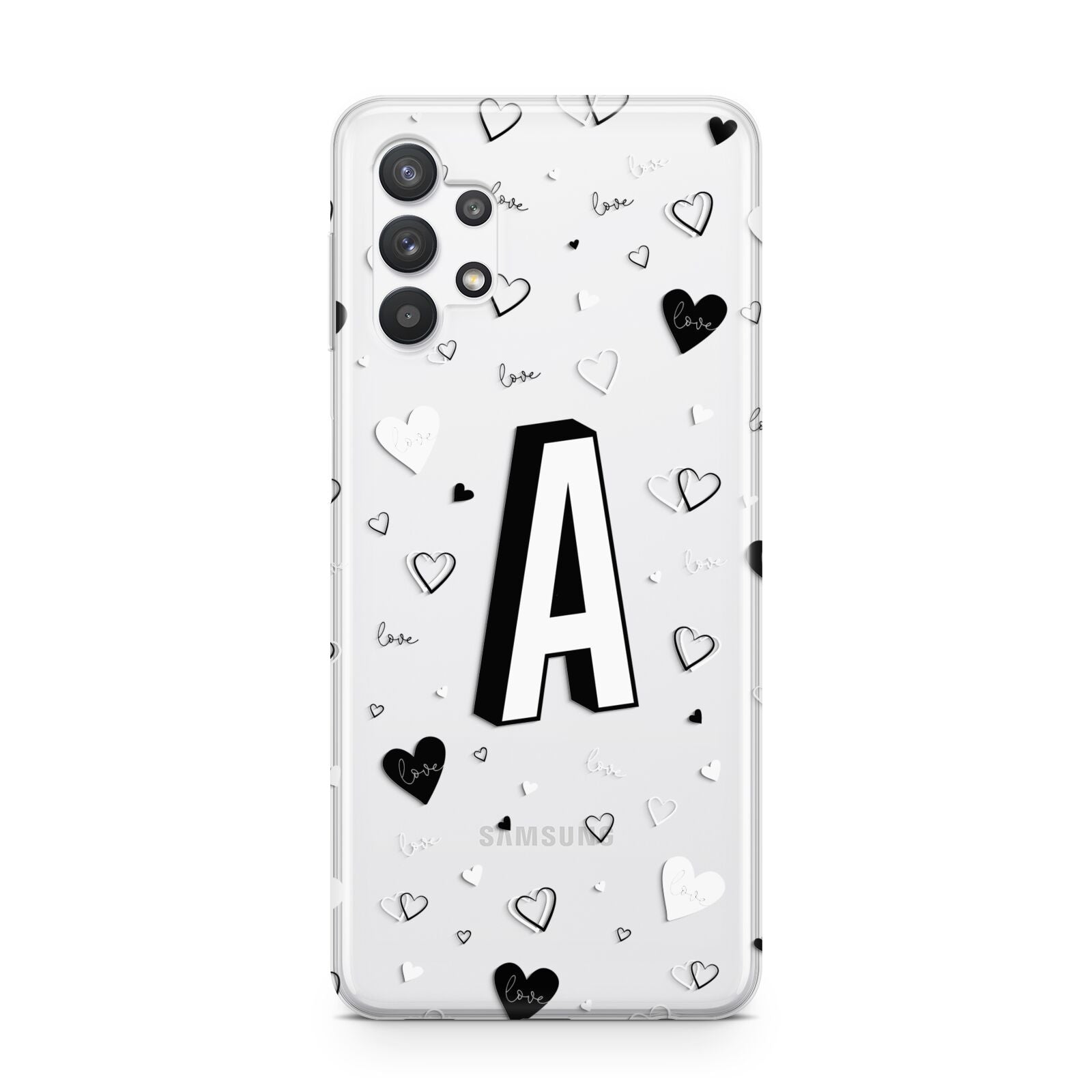 Personalised Love Alphabet Samsung A32 5G Case