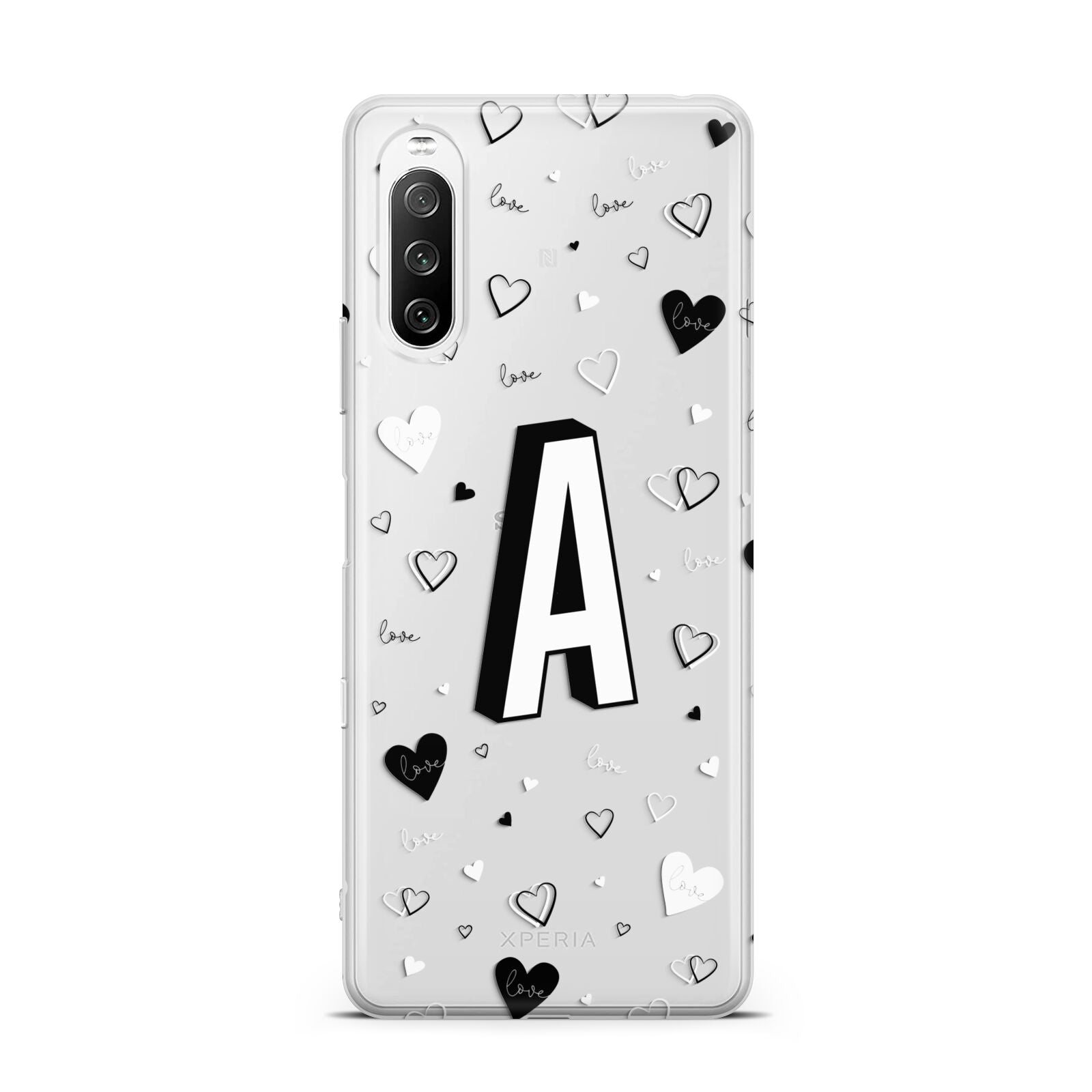 Personalised Love Alphabet Sony Xperia 10 III Case
