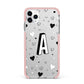 Personalised Love Alphabet iPhone 11 Pro Max Impact Pink Edge Case