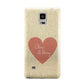 Personalised Love Heart Samsung Galaxy Note 4 Case