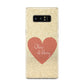 Personalised Love Heart Samsung Galaxy Note 8 Case