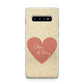 Personalised Love Heart Samsung Galaxy S10 Plus Case