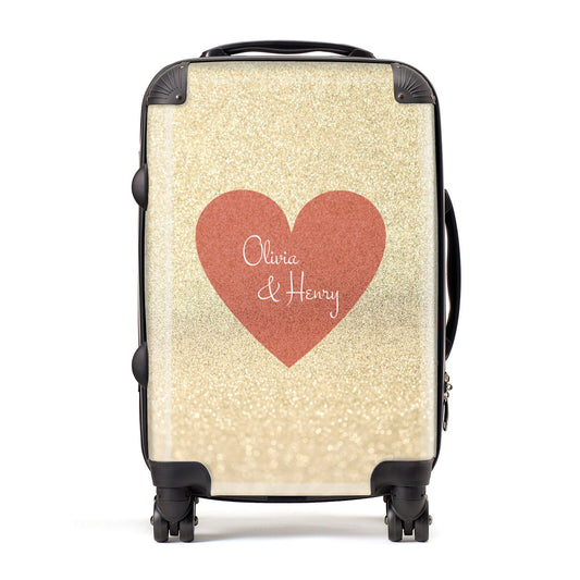 Personalised Love Heart Suitcase