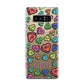 Personalised Love Hearts Initials Samsung Galaxy Note 8 Case