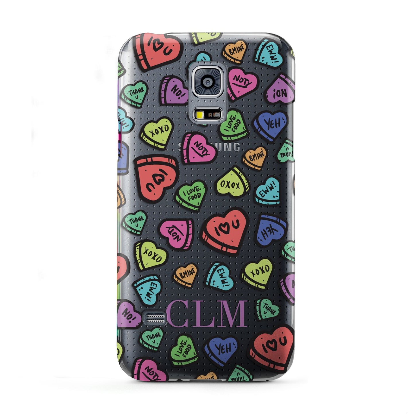 Personalised Love Hearts Initials Samsung Galaxy S5 Mini Case