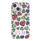 Personalised Love Hearts Initials iPhone 13 Mini Full Wrap 3D Snap Case