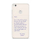 Personalised Love Letter Huawei P8 Lite Case