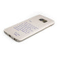 Personalised Love Letter Samsung Galaxy Case Bottom Cutout