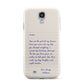 Personalised Love Letter Samsung Galaxy S4 Case