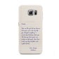 Personalised Love Letter Samsung Galaxy S6 Case