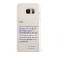 Personalised Love Letter Samsung Galaxy S7 Edge Case