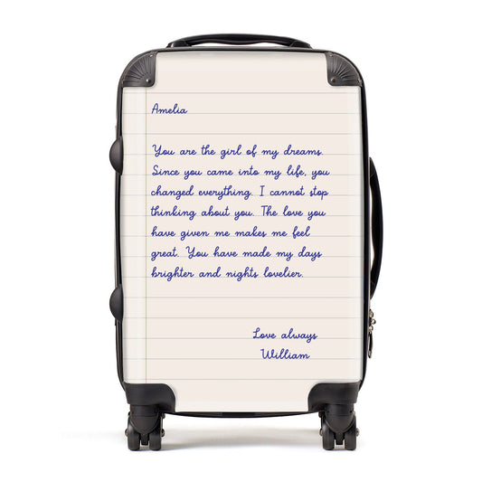 Personalised Love Letter Suitcase