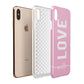 Personalised Love See Through Name Apple iPhone Xs Max 3D Tough Case Expanded View
