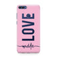 Personalised Love See Through Name Huawei P Smart Case
