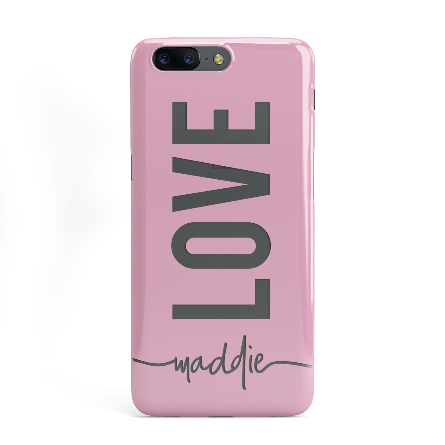 Personalised Love See Through Name OnePlus Case