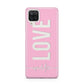 Personalised Love See Through Name Samsung A12 Case