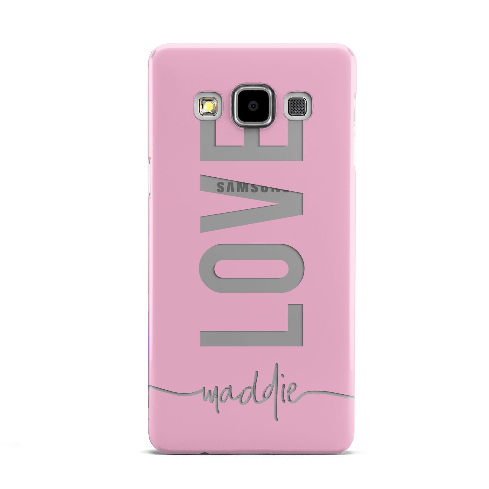 Personalised Love See Through Name Samsung Galaxy A5 Case