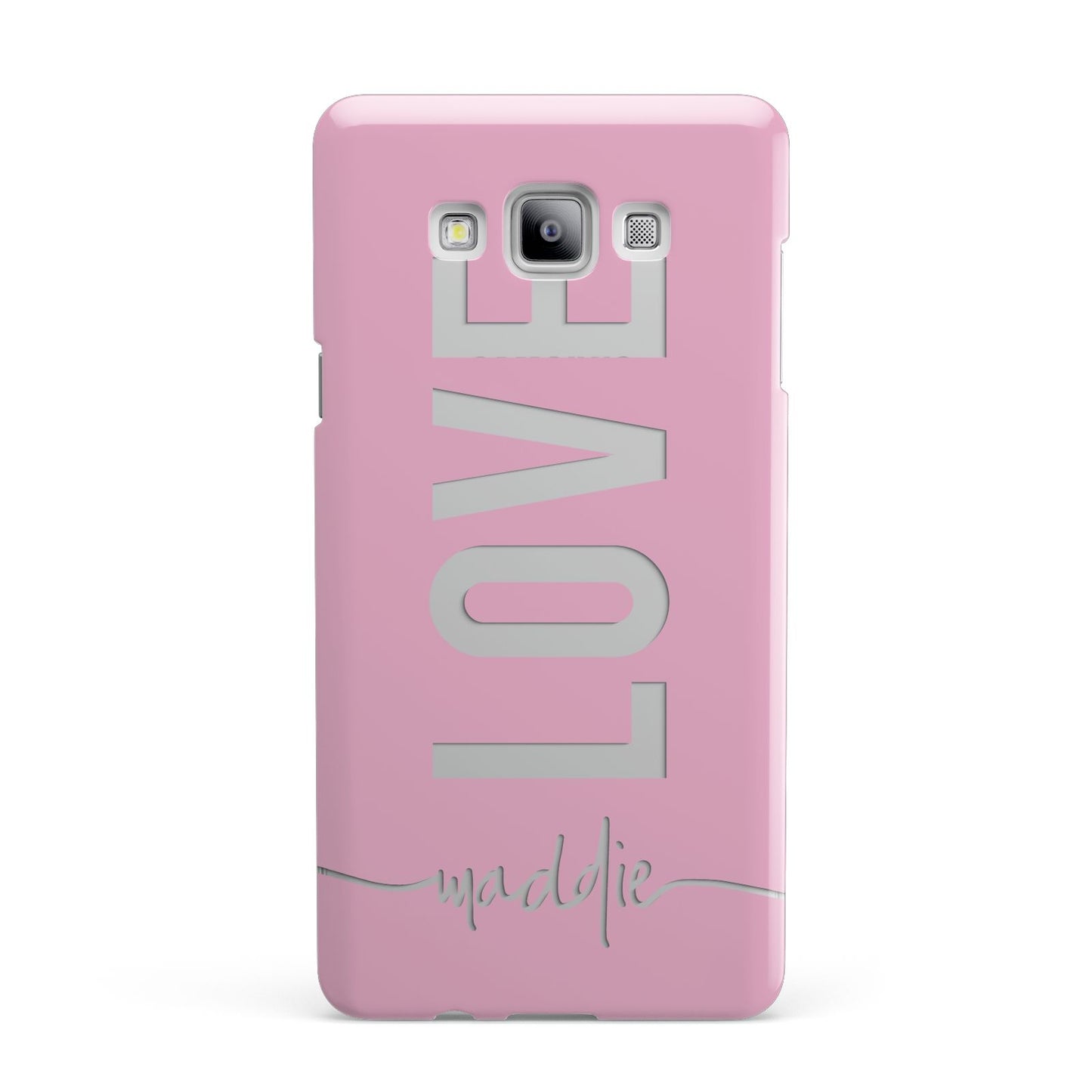 Personalised Love See Through Name Samsung Galaxy A7 2015 Case