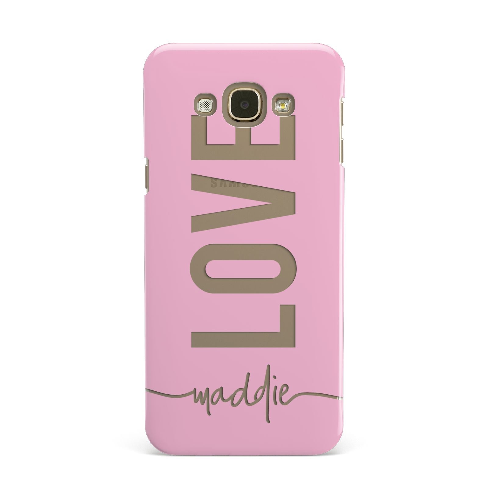 Personalised Love See Through Name Samsung Galaxy A8 Case