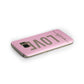 Personalised Love See Through Name Samsung Galaxy Case Side Close Up