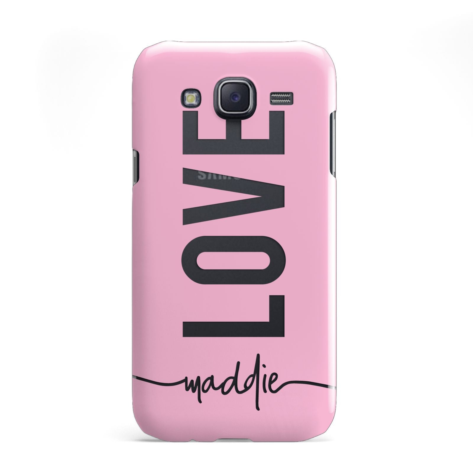 Personalised Love See Through Name Samsung Galaxy J5 Case