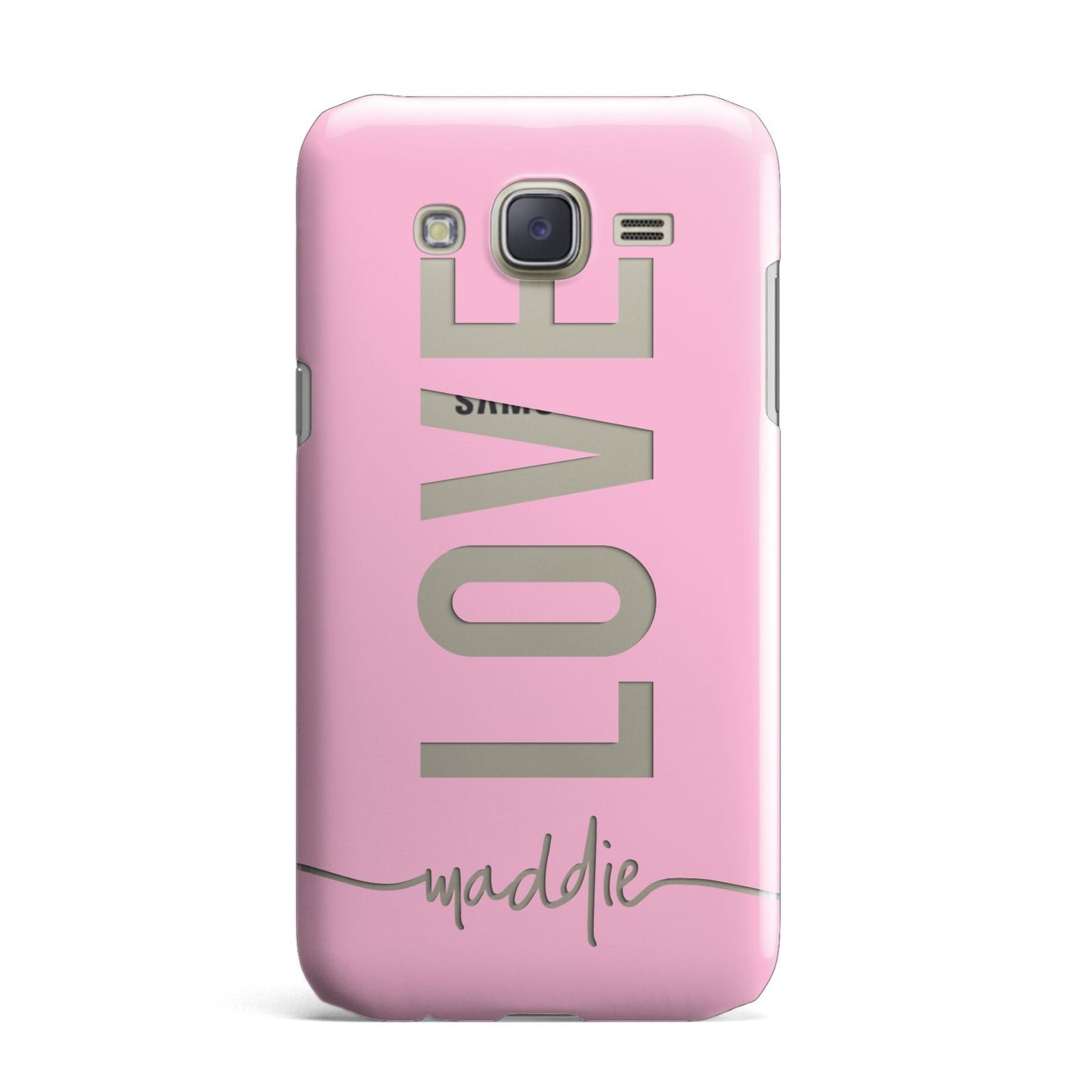 Personalised Love See Through Name Samsung Galaxy J7 Case